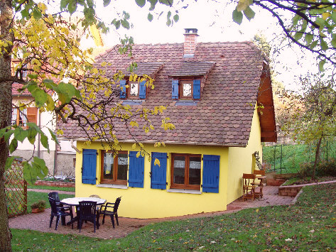 Terrasses du Gite en Alsace à l'automne - 15-11-06
